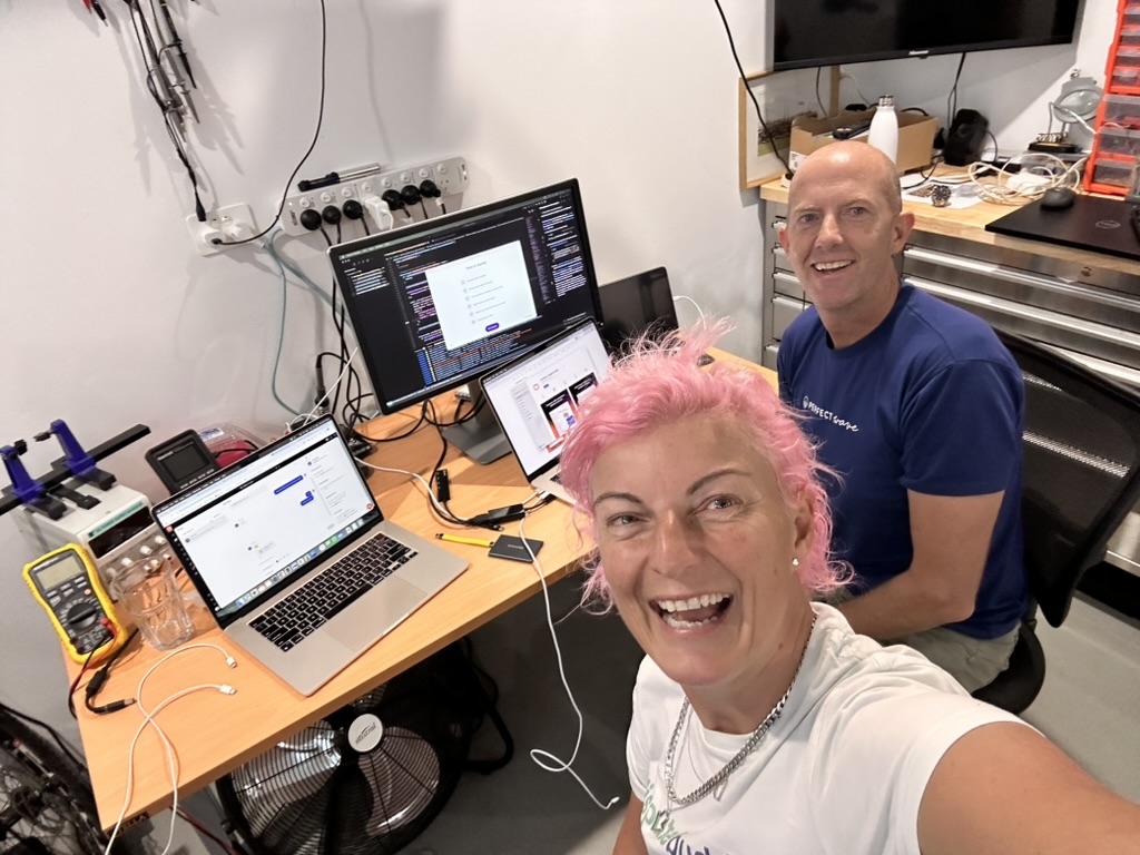 Jenny Rudd and Seth Bell'