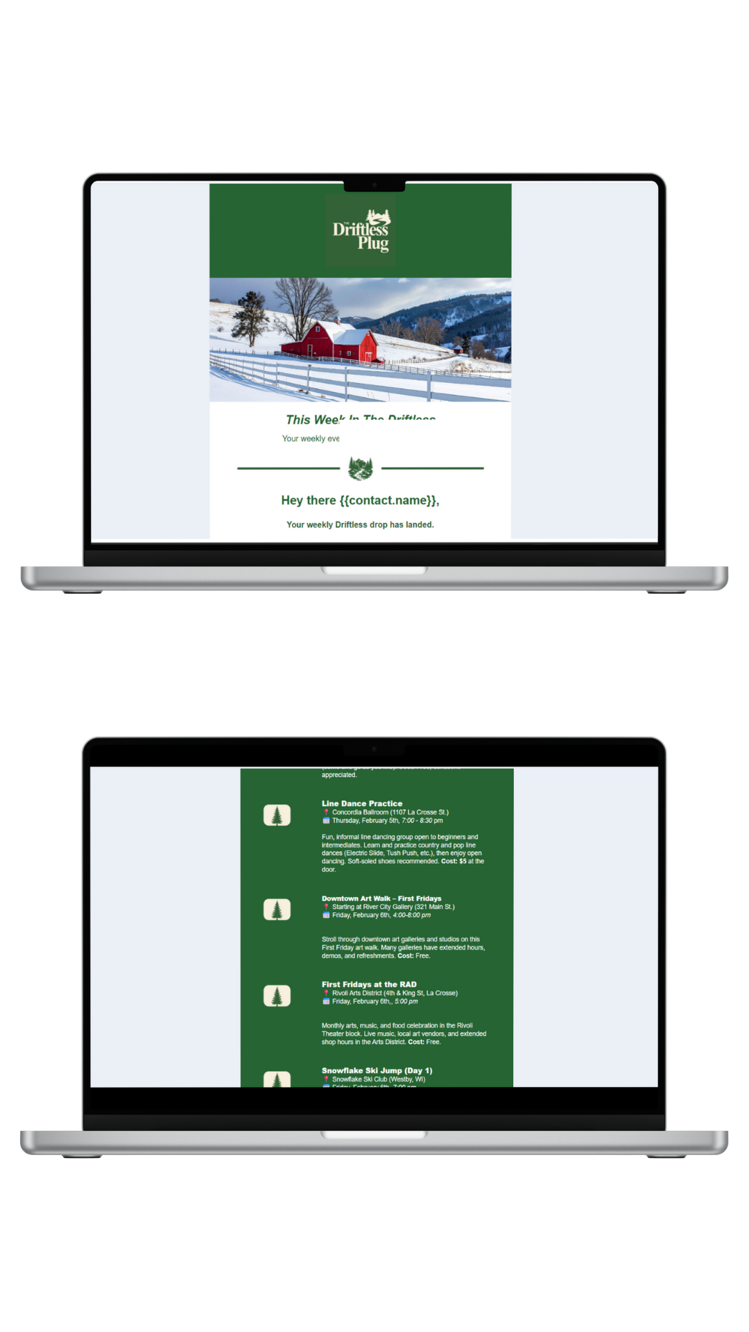 Main Screen from the App