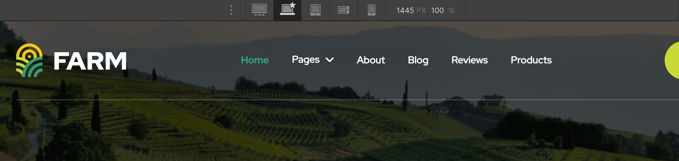 Responsive Design - Farm Webflow Template