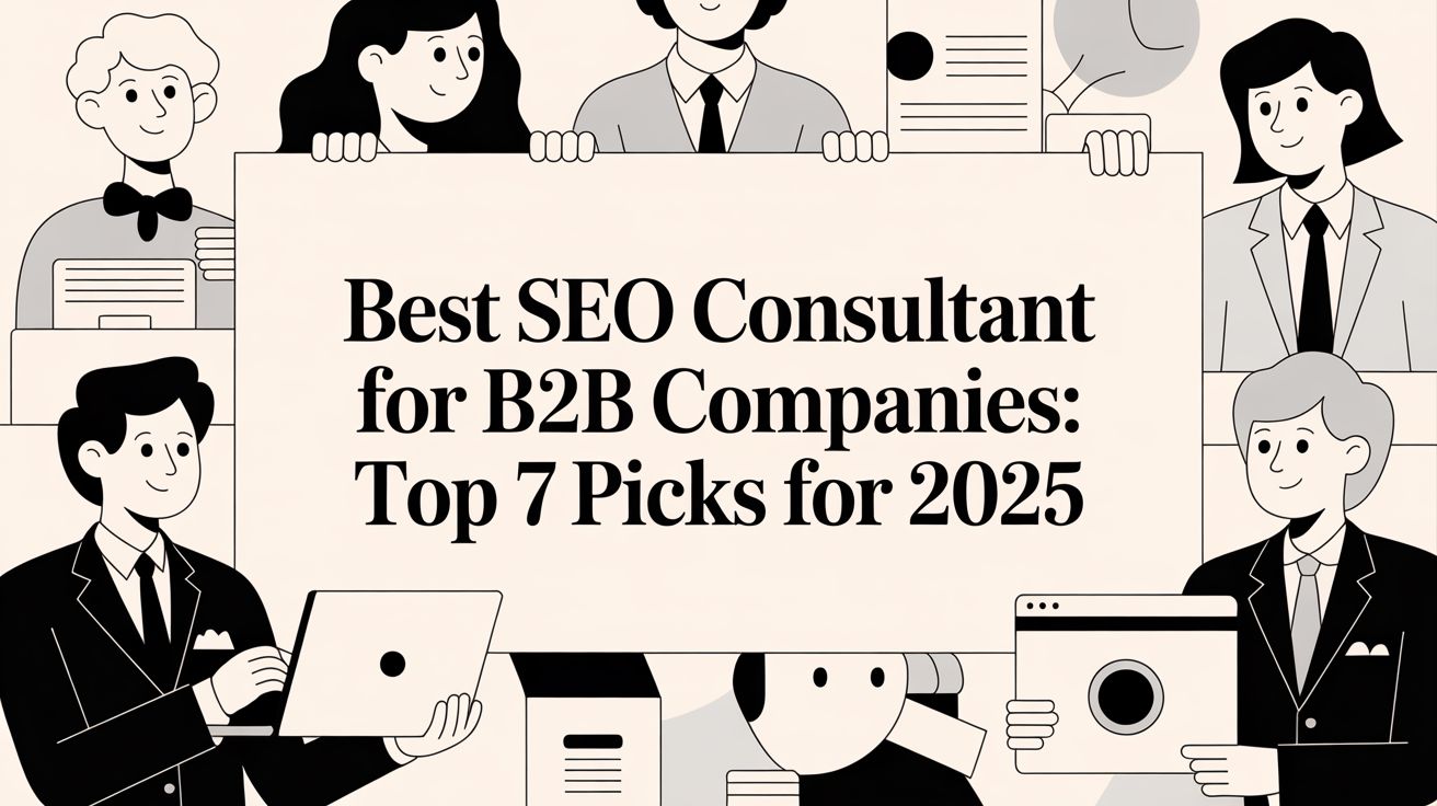 Best SEO consultant for B2B companies: Top 7 picks for 2025