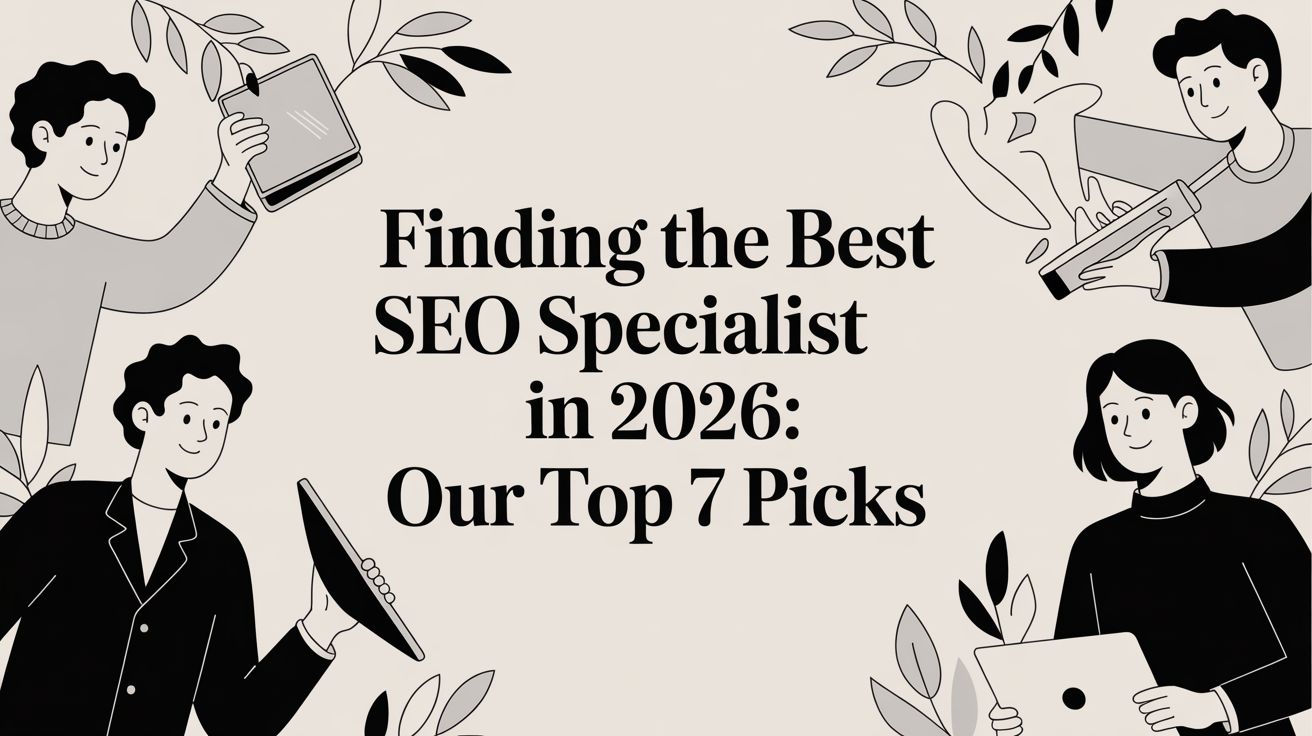 Finding the Best SEO Specialist in 2026: Our Top 7 Picks