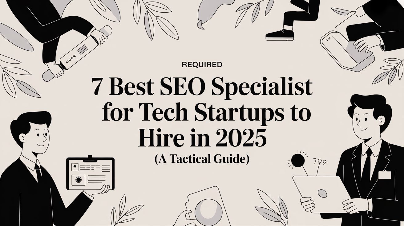 7 Best SEO Specialist for Tech Startups to Hire in 2025 (A Tactical Guide)
