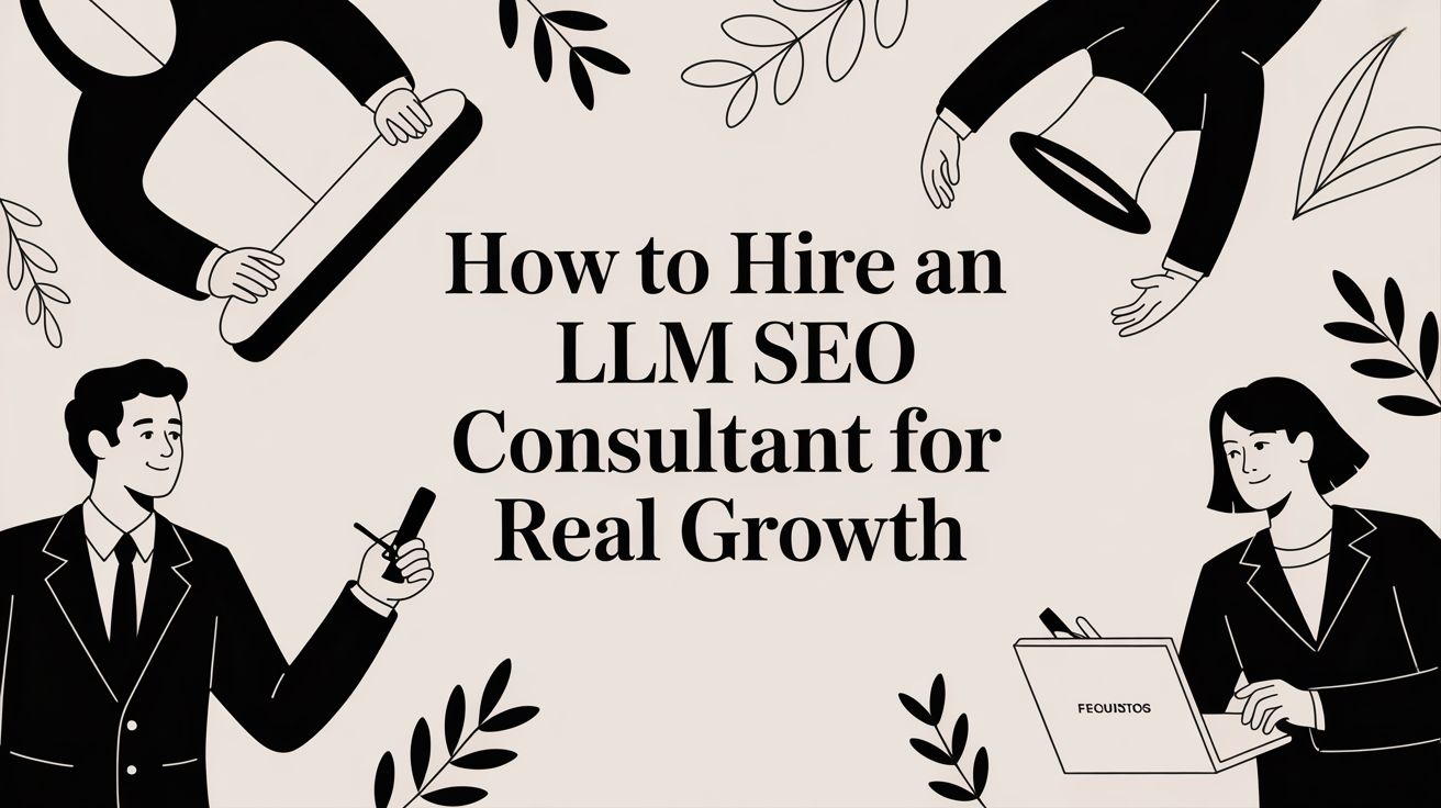 How to Hire an LLM SEO Consultant for Real Growth