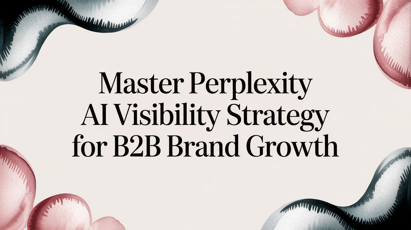 Master Perplexity AI Visibility Strategy for B2B Brand Growth