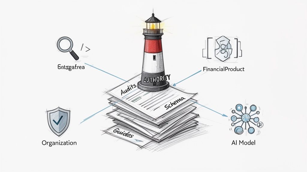 Lighthouse of authority on documents guiding financial products, AI models, organizational processes, and data.