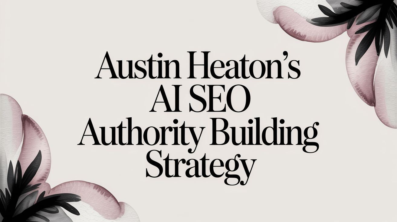 Austin Heaton's AI SEO Authority Building Strategy