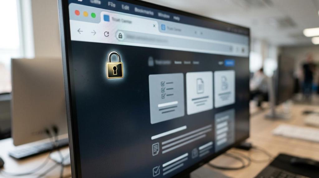 fintech trust signals seo
