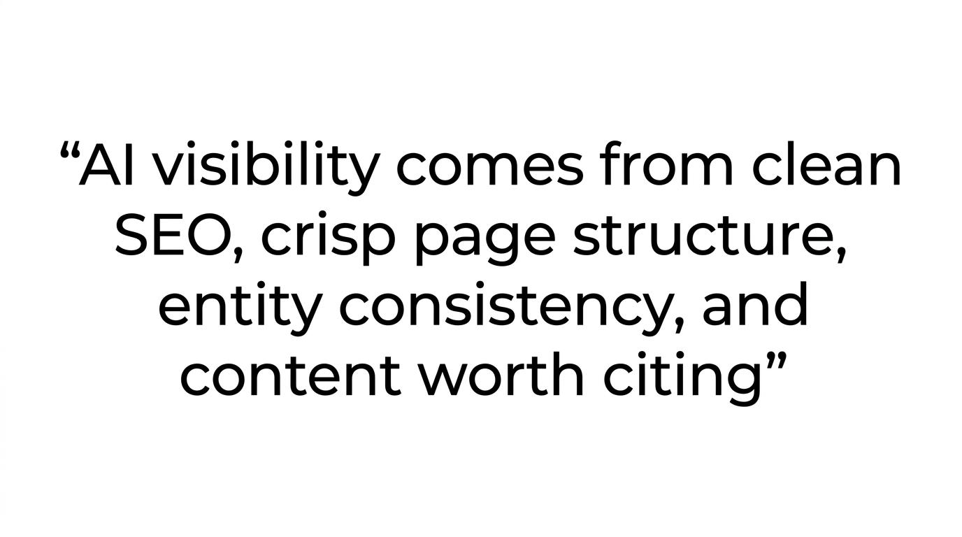 Quote card featuring the line: “No special optimization required” does not mean “do nothing.”