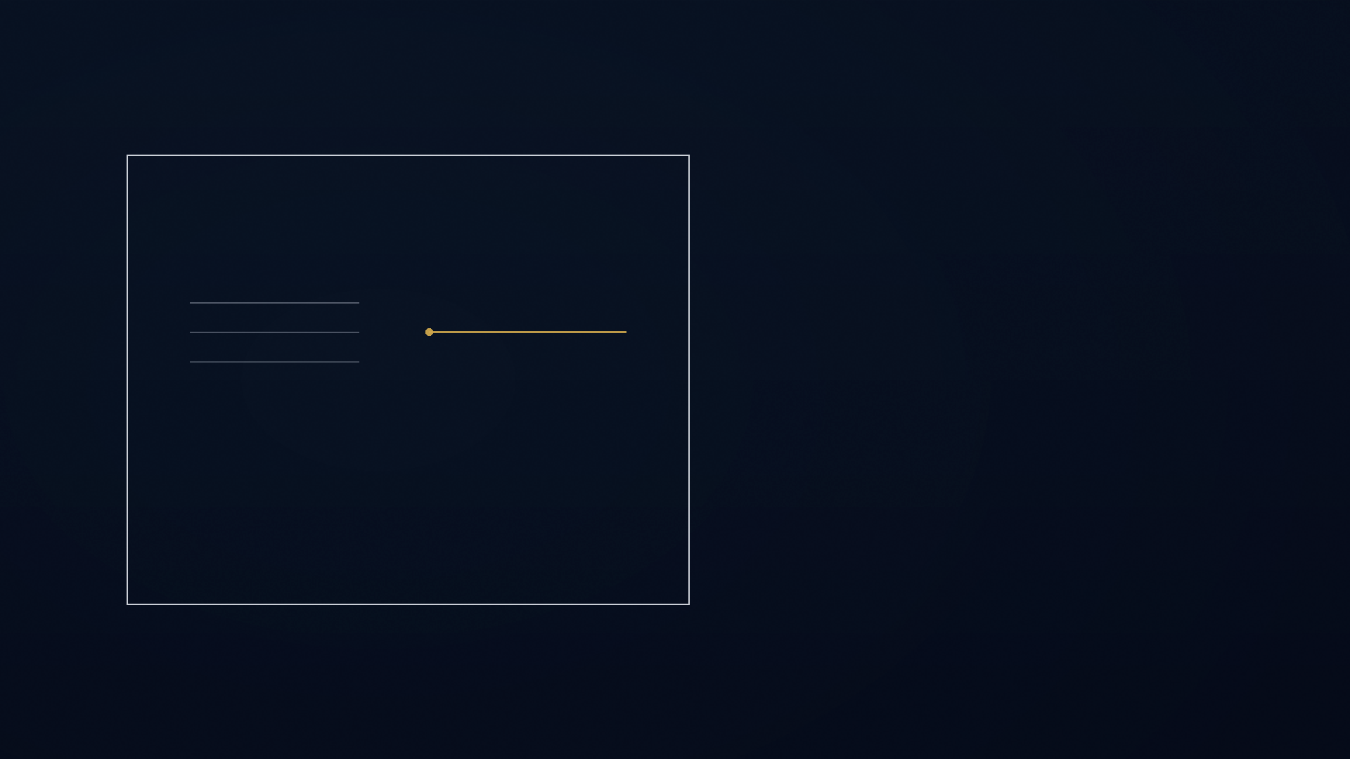 Minimal dark navy cover: three stacked hairlines versus a single gold line, AEO agency vs senior consultant