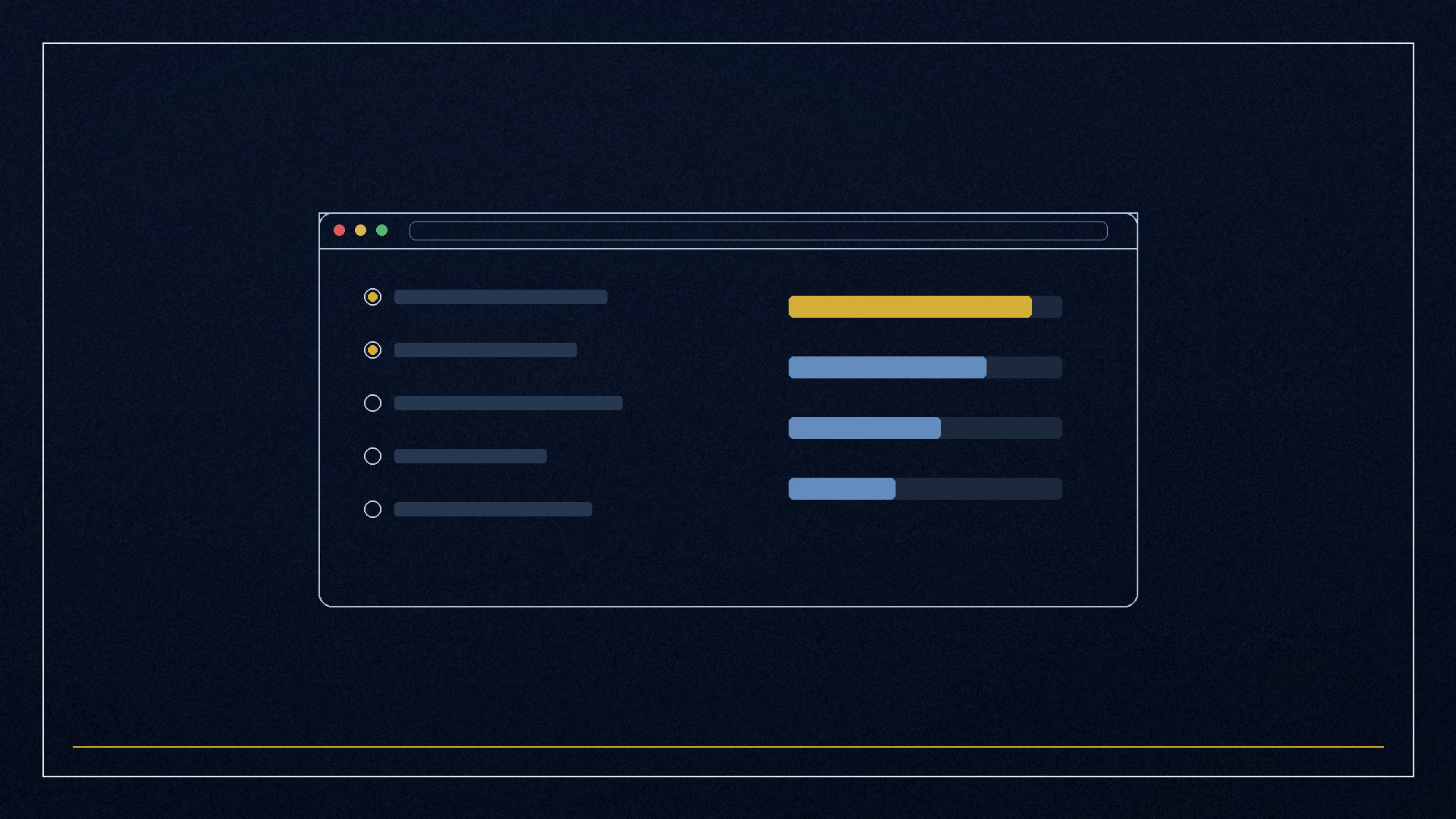 Minimal navy cover browser shortlist gold citation bars GPT-6 Astra AEO