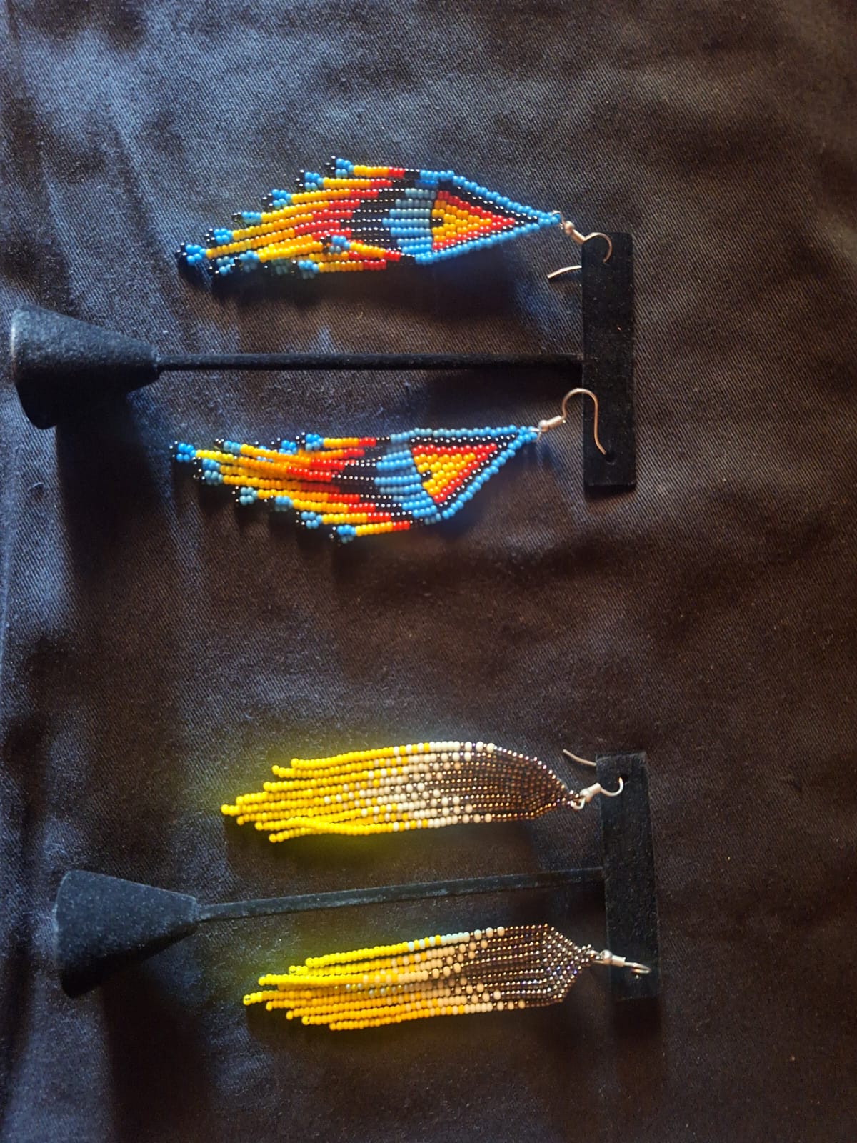 Aretes con perlas