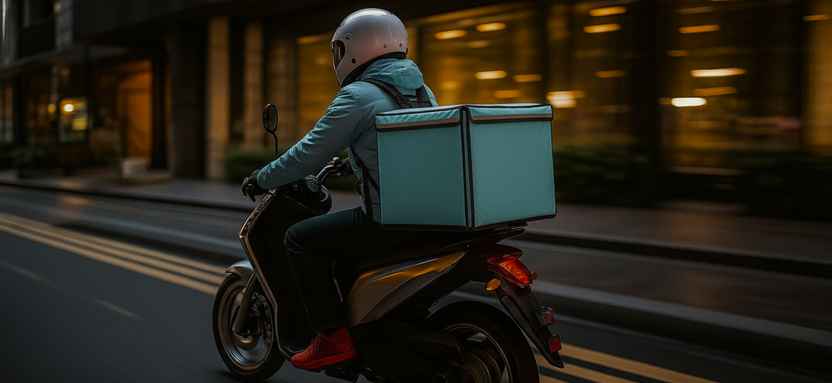 Top view of truck parking