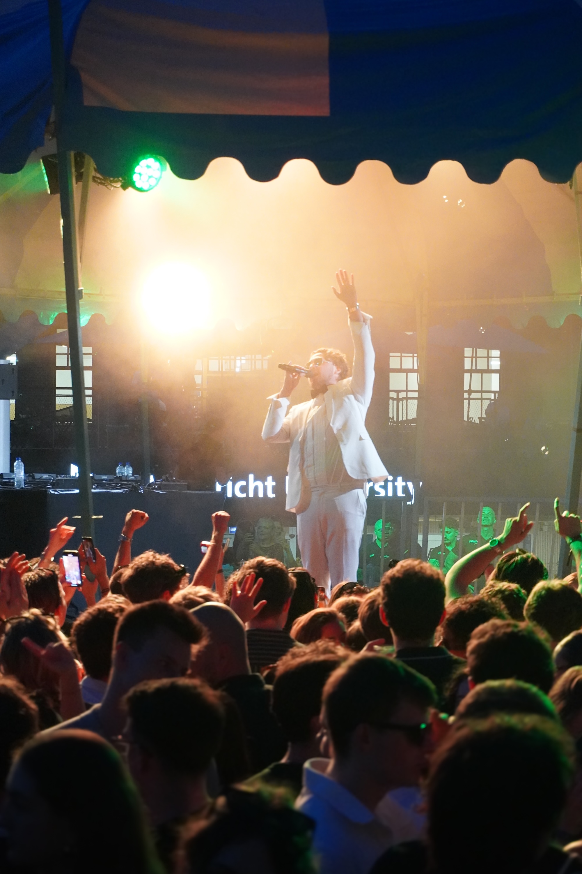 Echte festivalsfeer