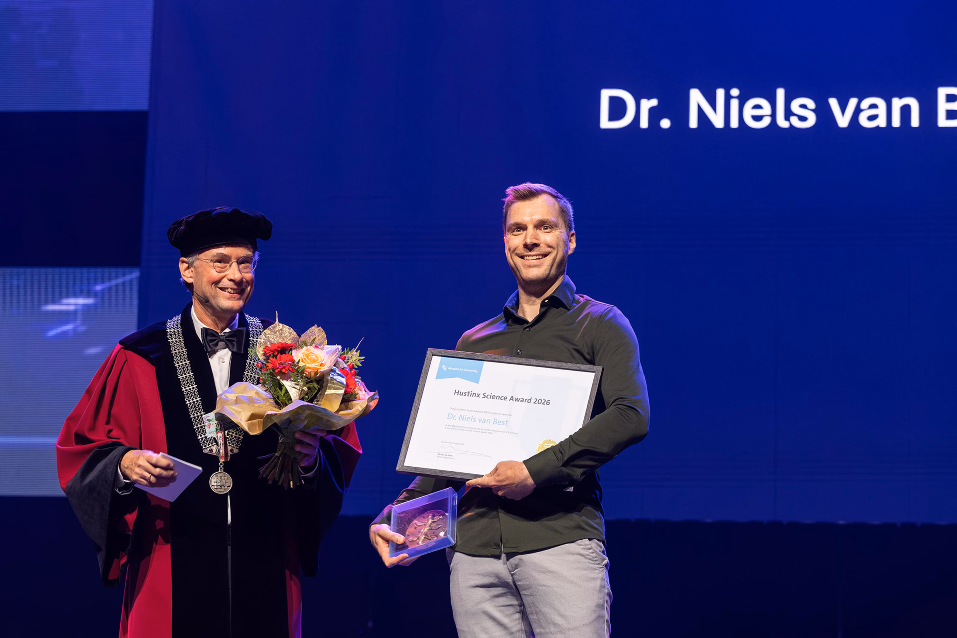 Niels van Best wint Hustinx Prijs voor de Wetenschap
