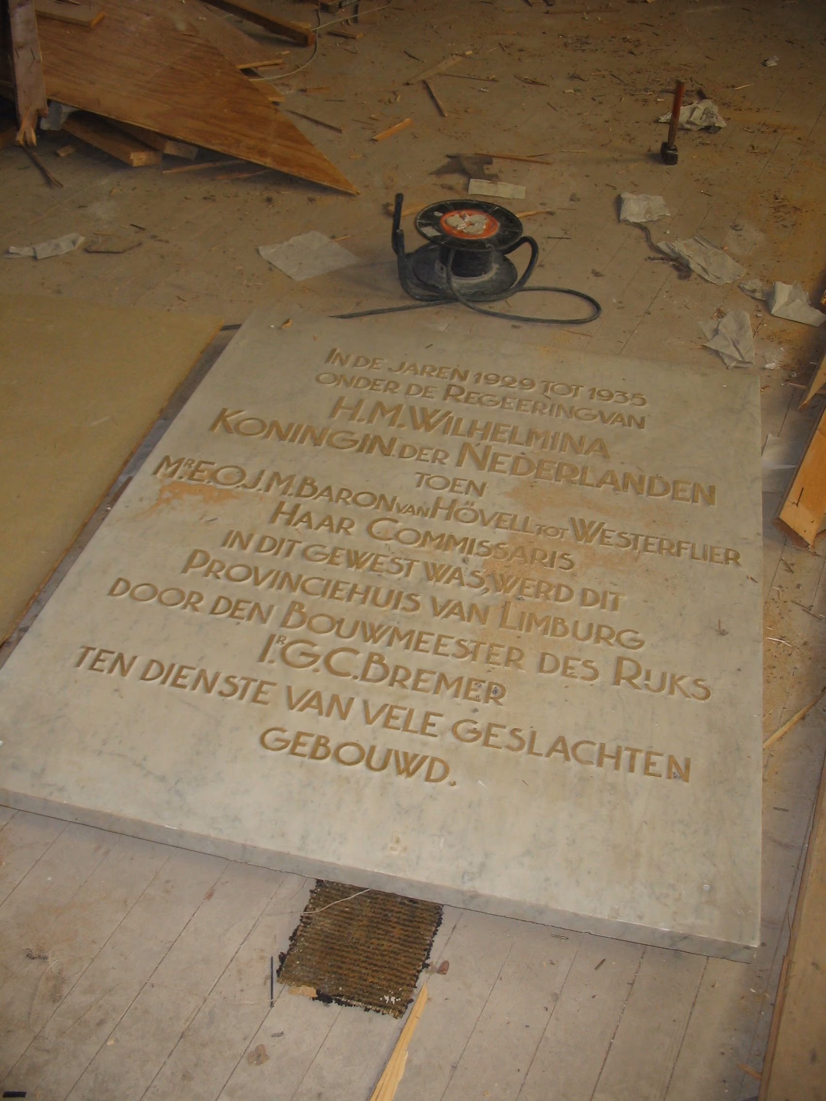 The mystery of the memorial plaque