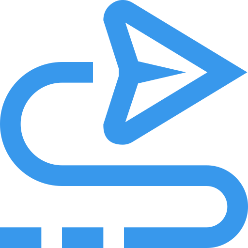 flying paper airplane