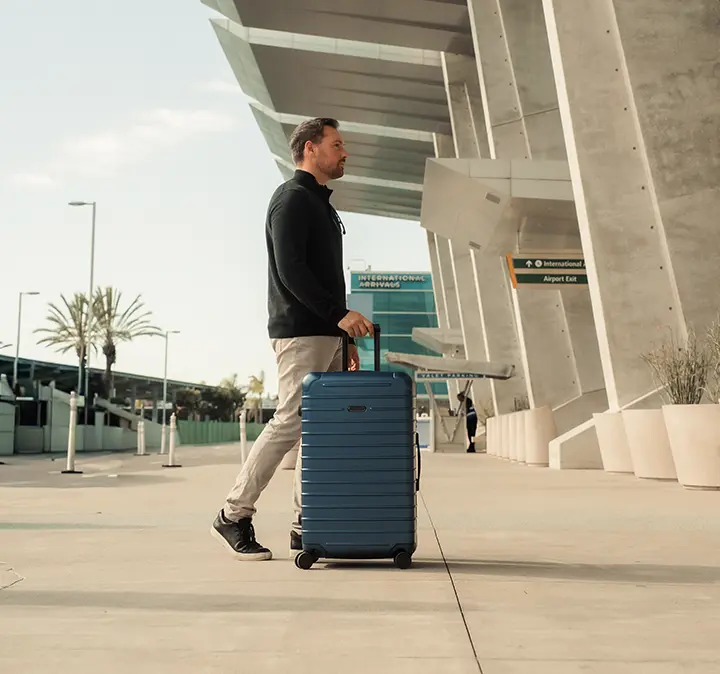 Solgaard travel luggage and backpack featuring the FlowCloset organization system