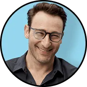 Portrait of Simon Sinek, investor and advisor to Solgaard