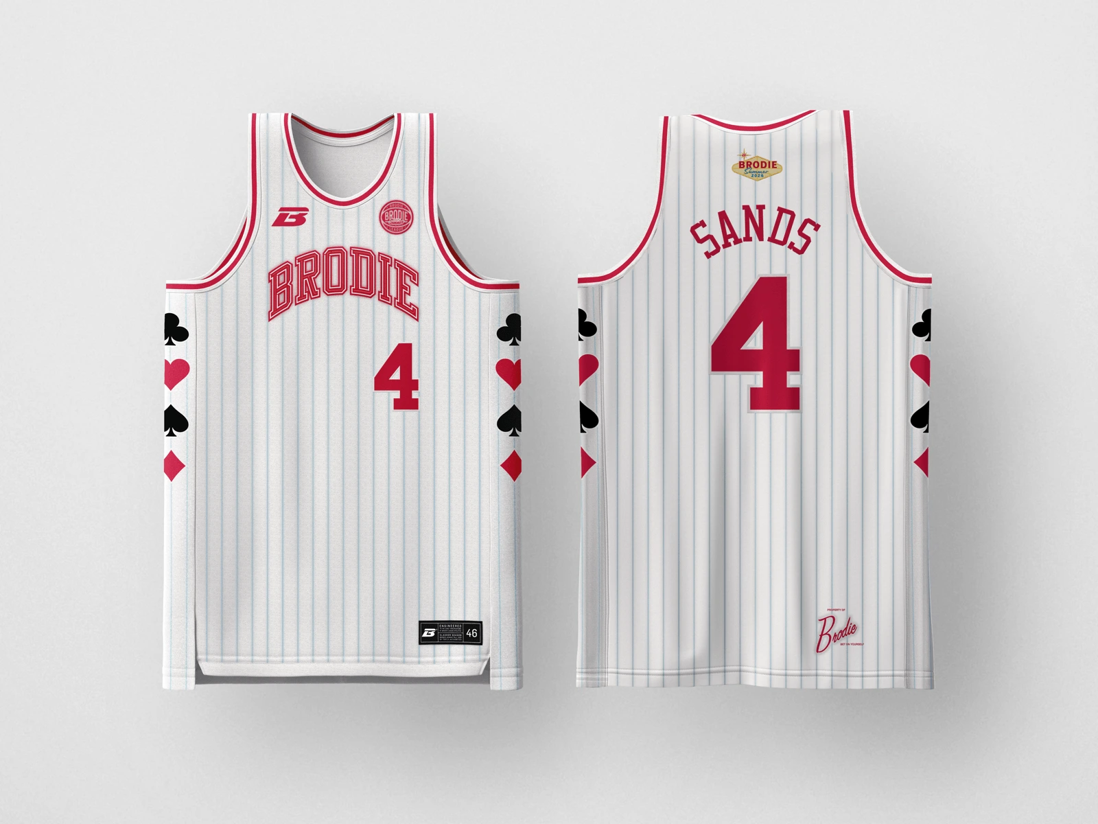 Brodie Rec League Chicago day edition jersey — custom basketball uniform for the recreational league