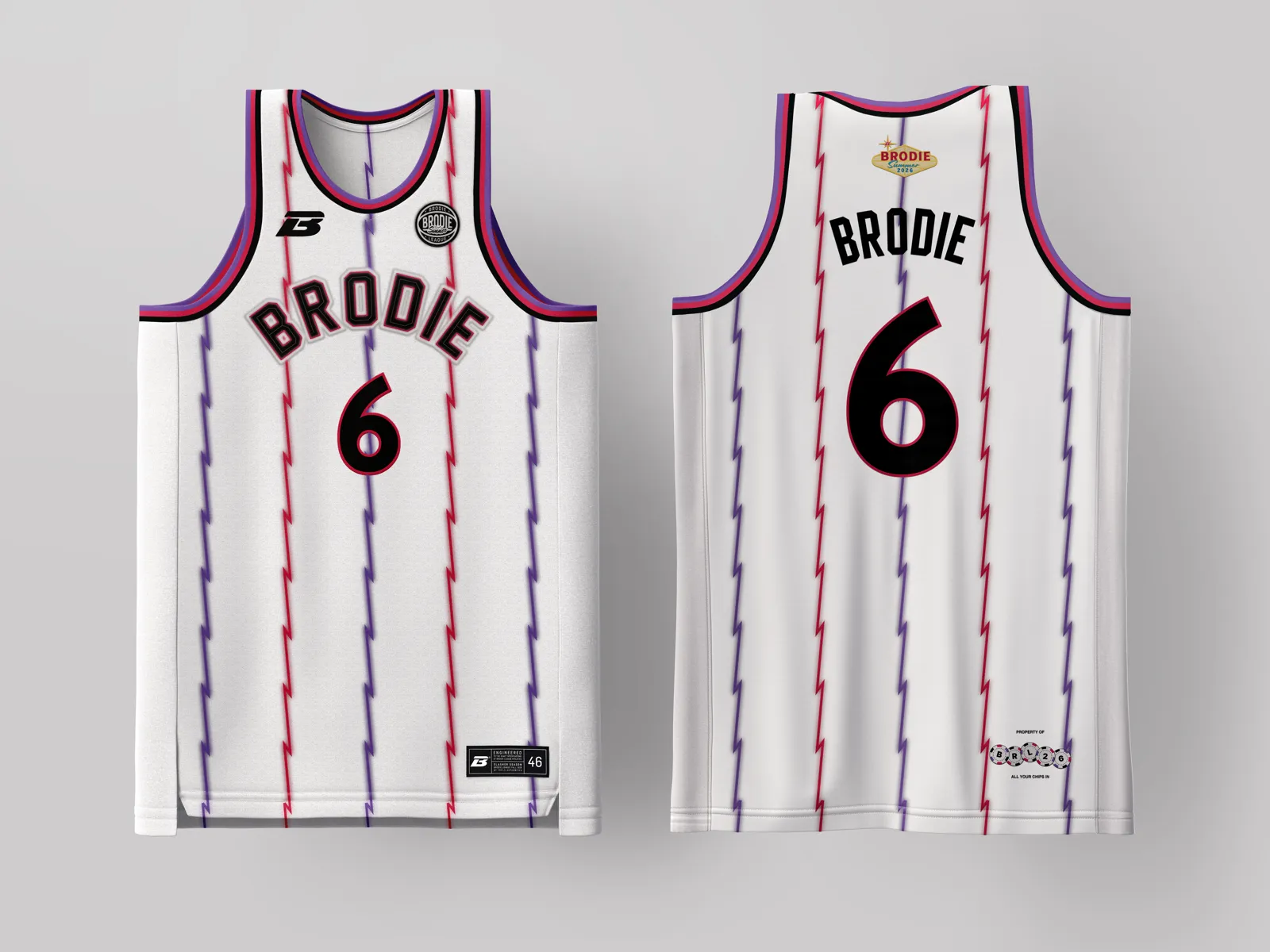 Brodie Rec League Toronto jersey — custom basketball uniform for the recreational league