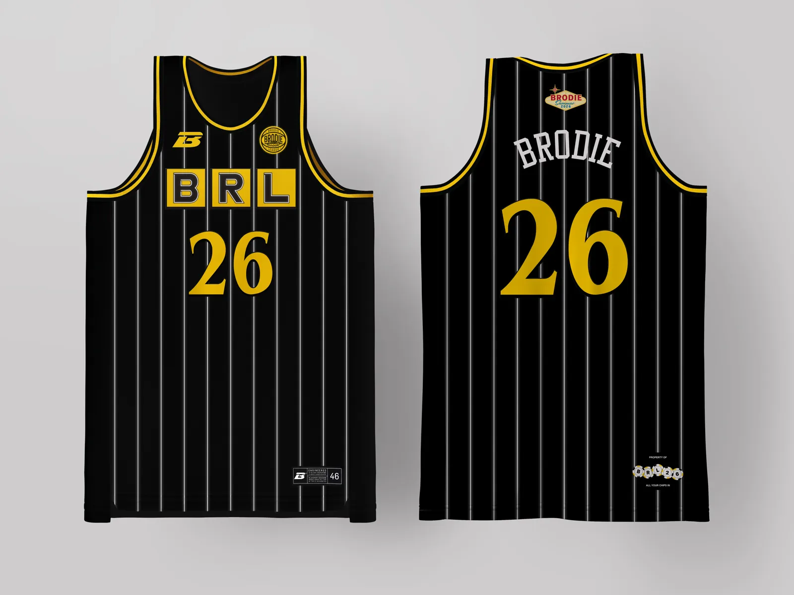 Brodie Rec League Atlanta jersey — custom basketball uniform for the recreational league