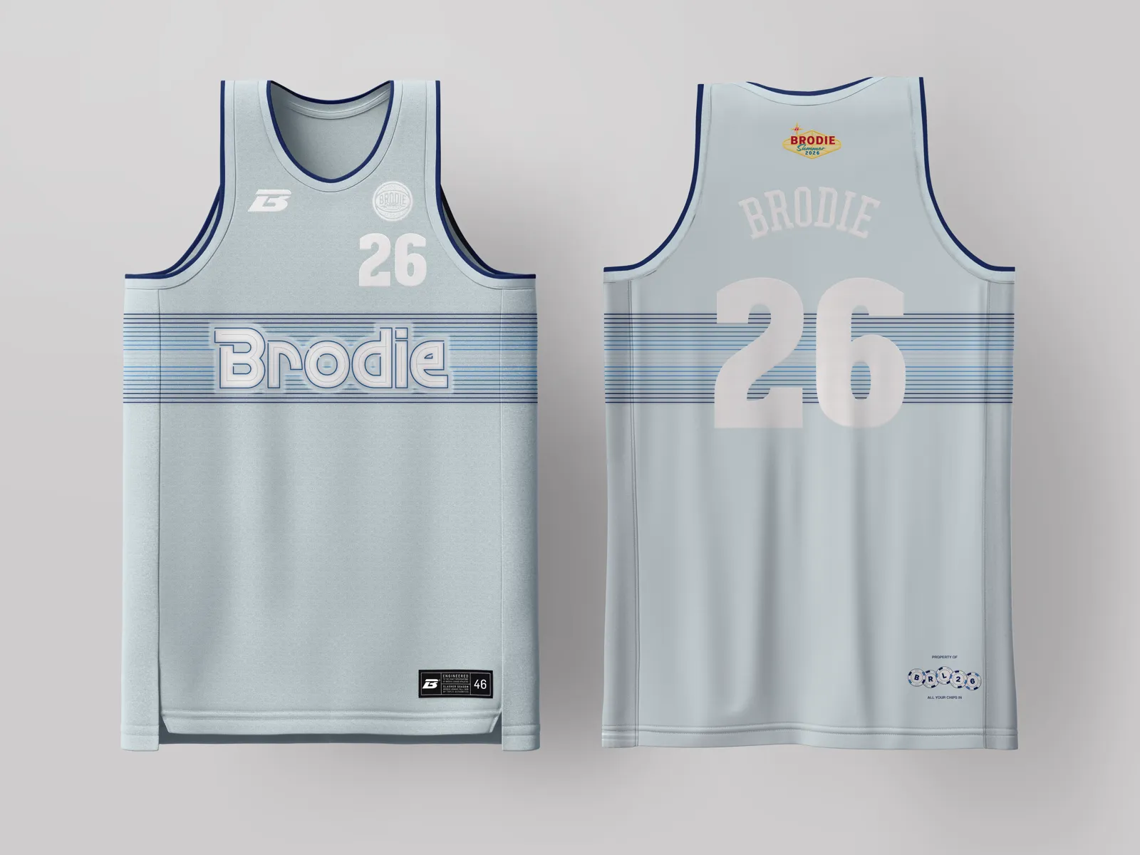 Brodie Rec League Denver jersey — custom basketball uniform for the recreational league