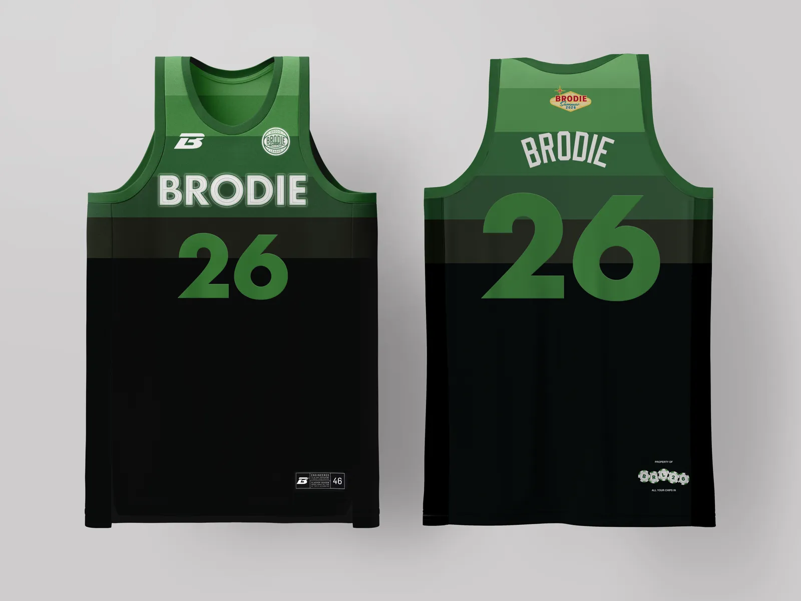 Brodie Rec League Boston jersey — custom basketball uniform for the recreational league