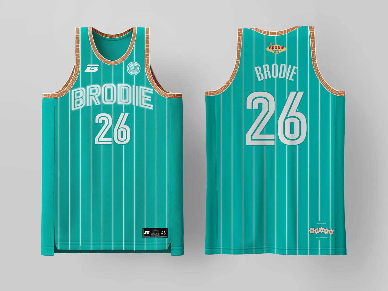 Brodie Rec League Memphis jersey — custom basketball uniform for the recreational league