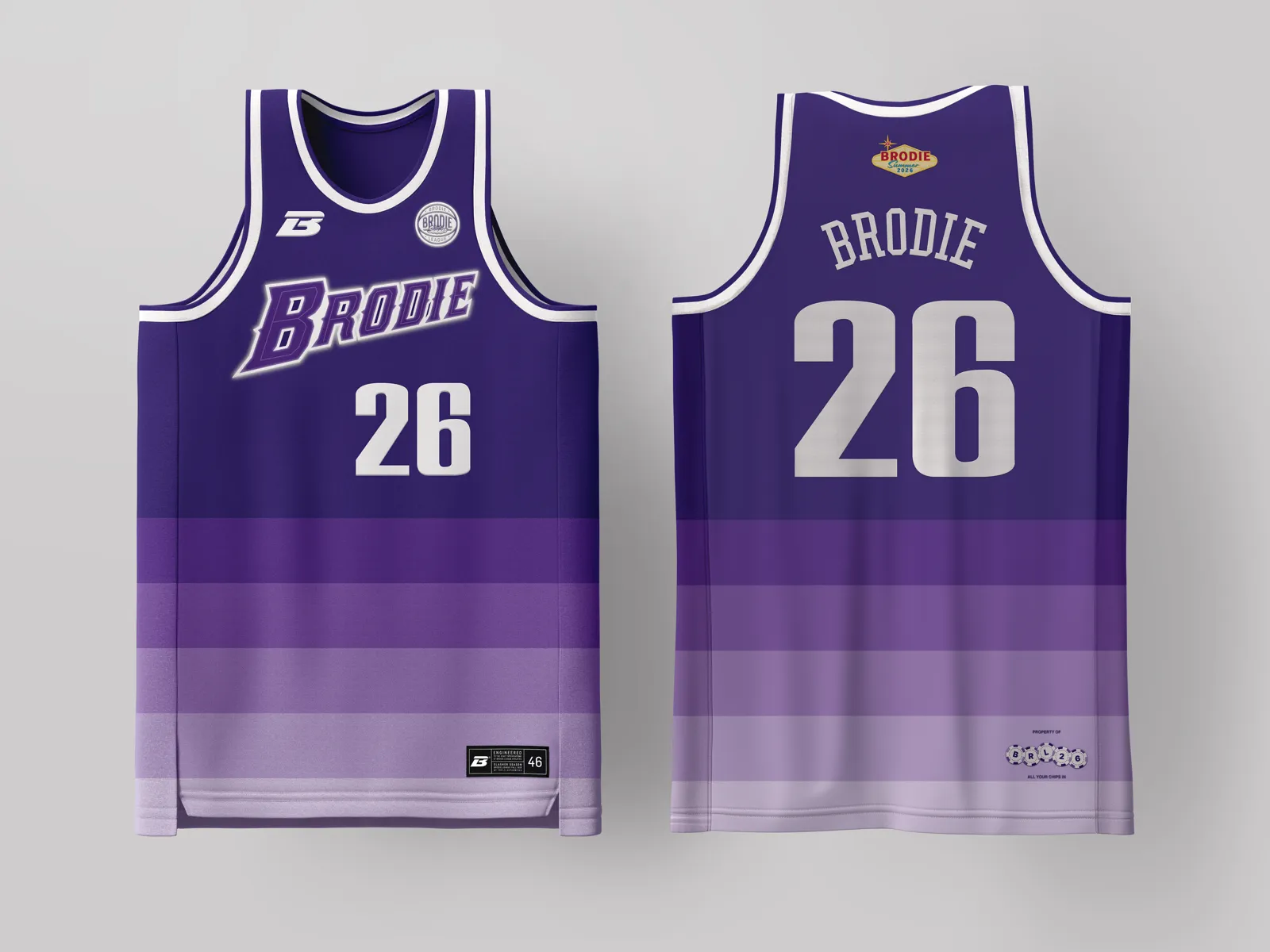 Brodie Rec League Utah jersey — custom basketball uniform for the recreational league
