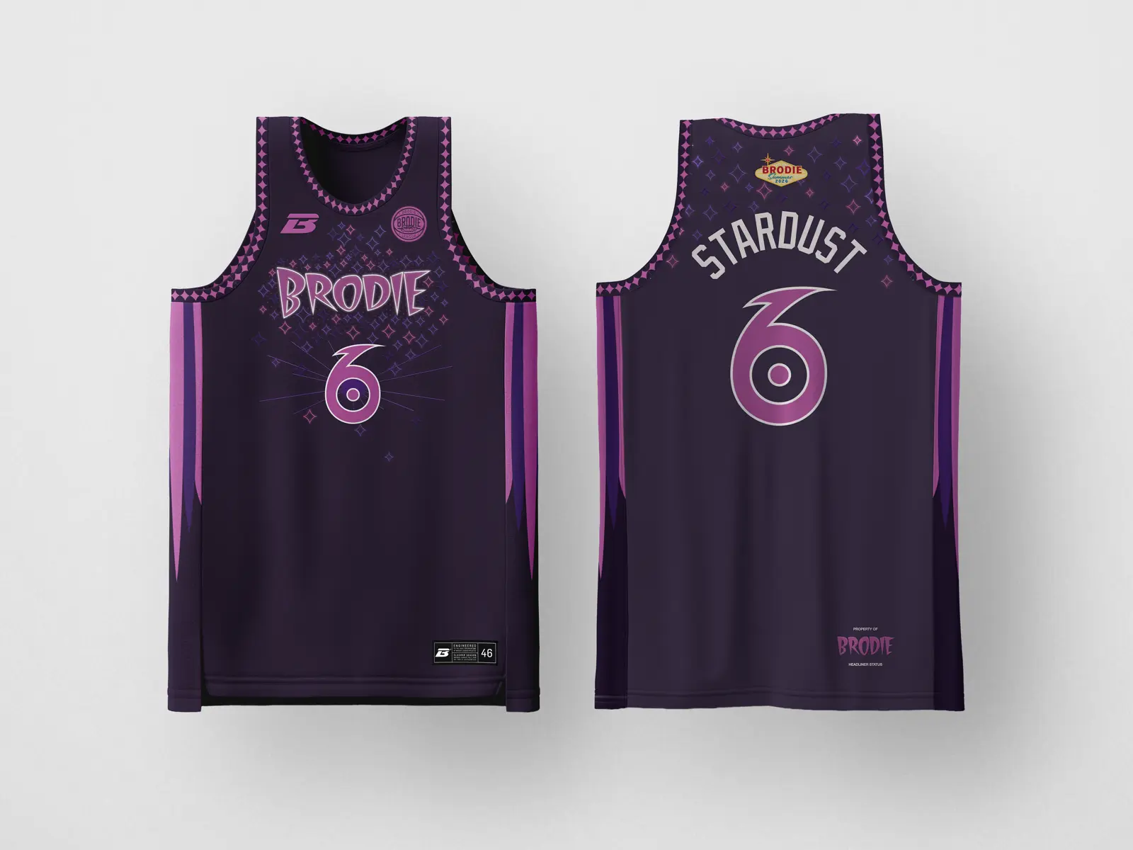 Brodie Rec League Minneapolis night edition jersey — custom basketball uniform for the recreational league