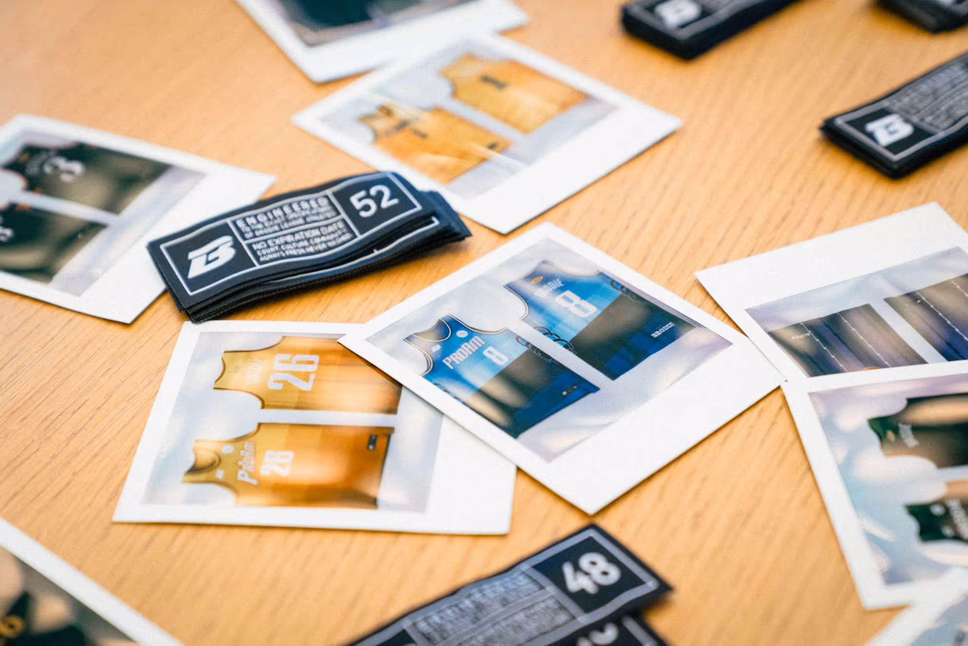 Inside the Brodie Rec League headquarters — league memorabilia, branded gear, and basketball culture on display