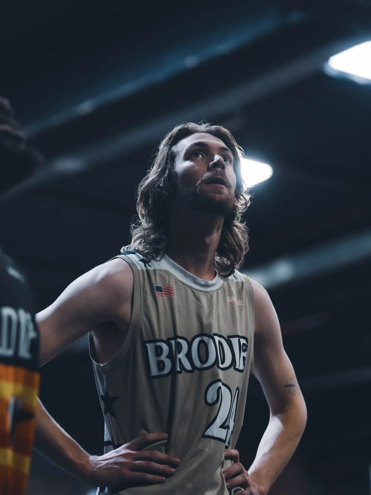 Brodie athlete in Brooklyn under the gym lights