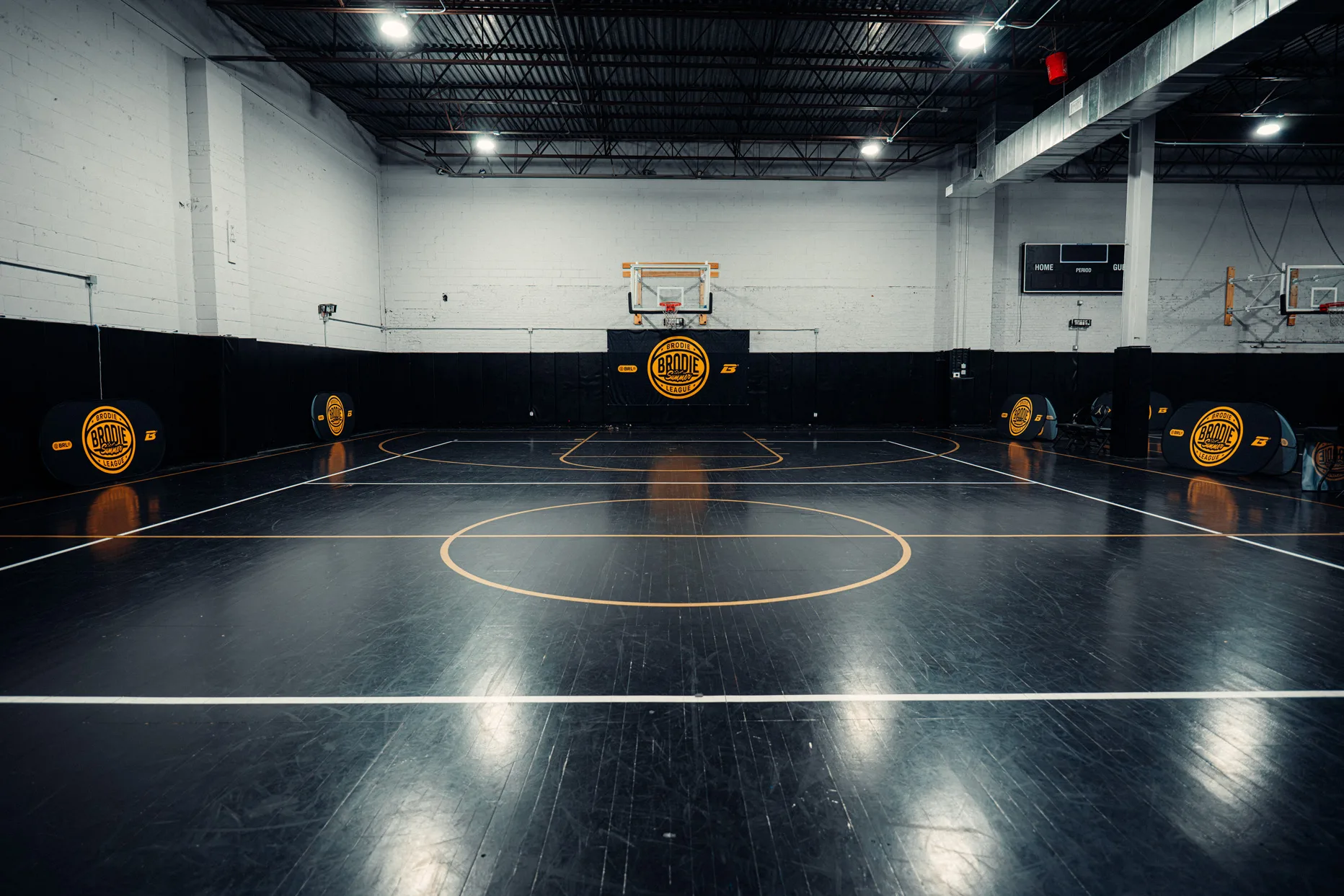 Basketball court at The Post BK in Brooklyn