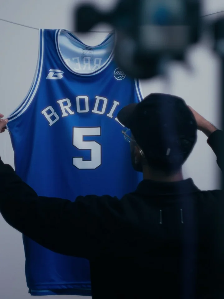 Still from the Bracket Season jersey reveal film