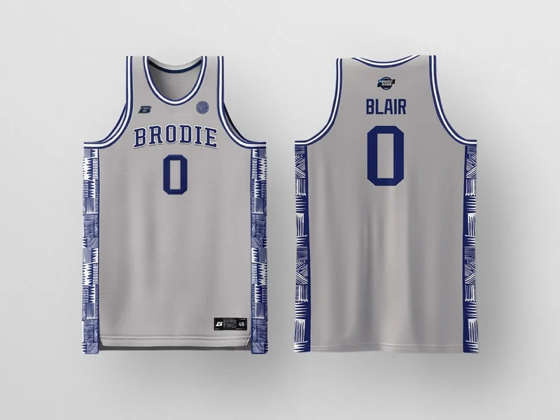 HOYAS jersey, front and back