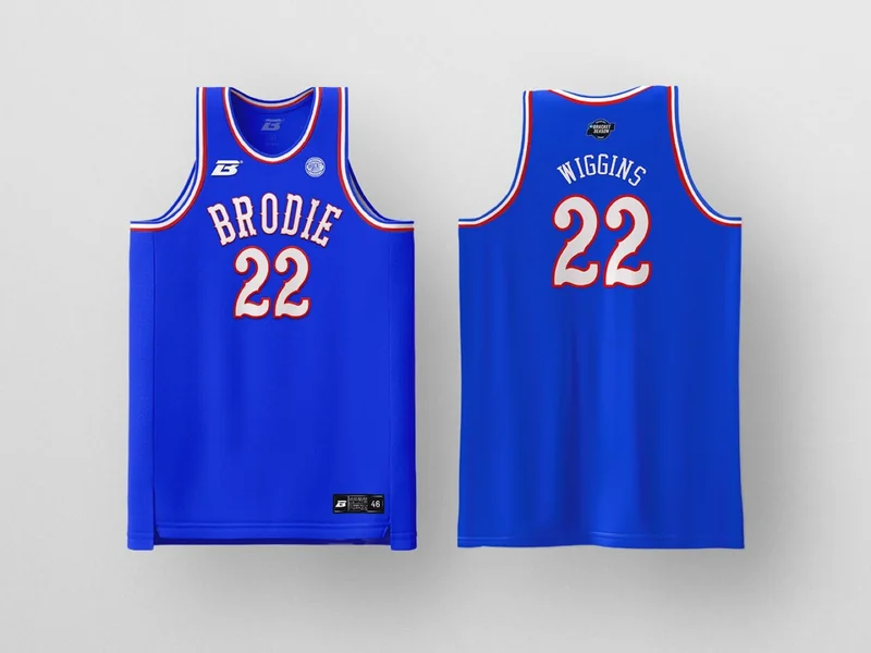 JAYHAWKS jersey, front and back