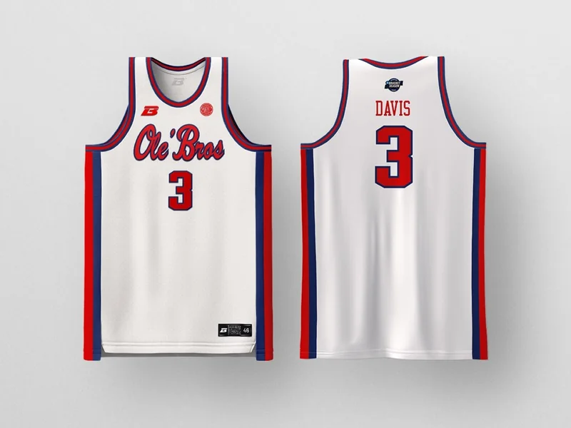 OLEMISS jersey, front and back