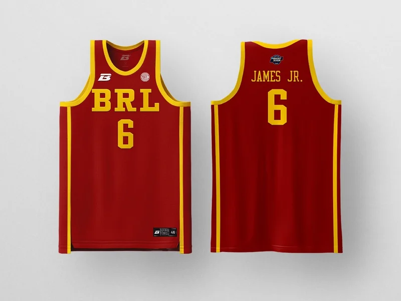 TROJANS jersey, front and back