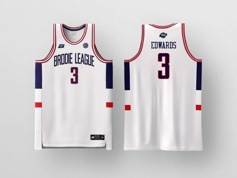 UCONN jersey, front and back