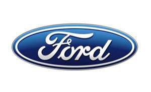 A ford logo on a white background.