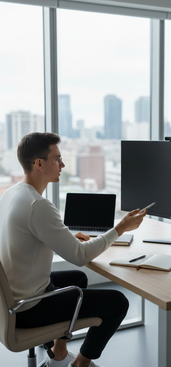 Happy customer with smooth automated booking experience