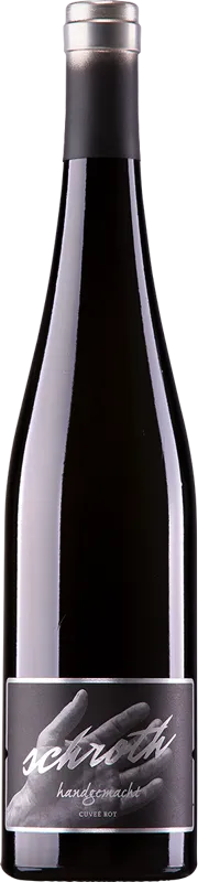 Flasche Handgemacht Cuvée Rot vom Weingut Schroth in Asselheim Pfalz