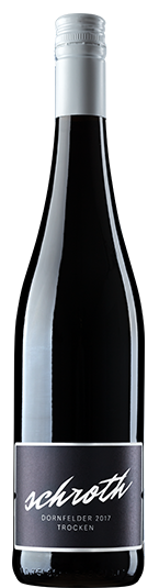 Eine Flasche Gebietswein des Weinguts Schroth in Asselheim