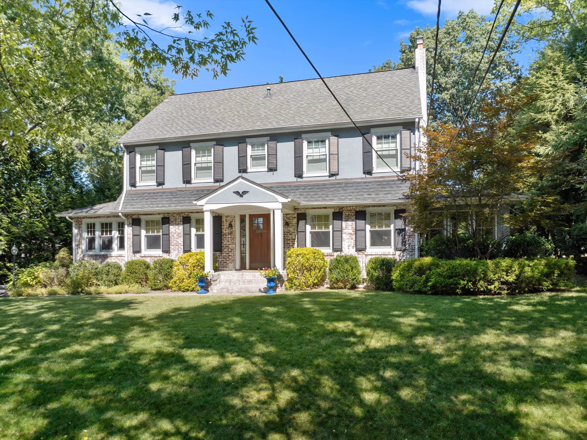 Ridgewood NJ homes for sale - tree-lined street in Bergen County