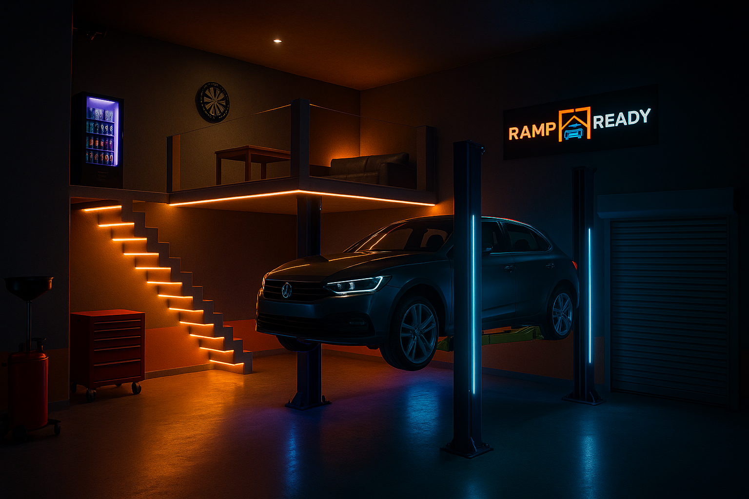 image of auto shop interior