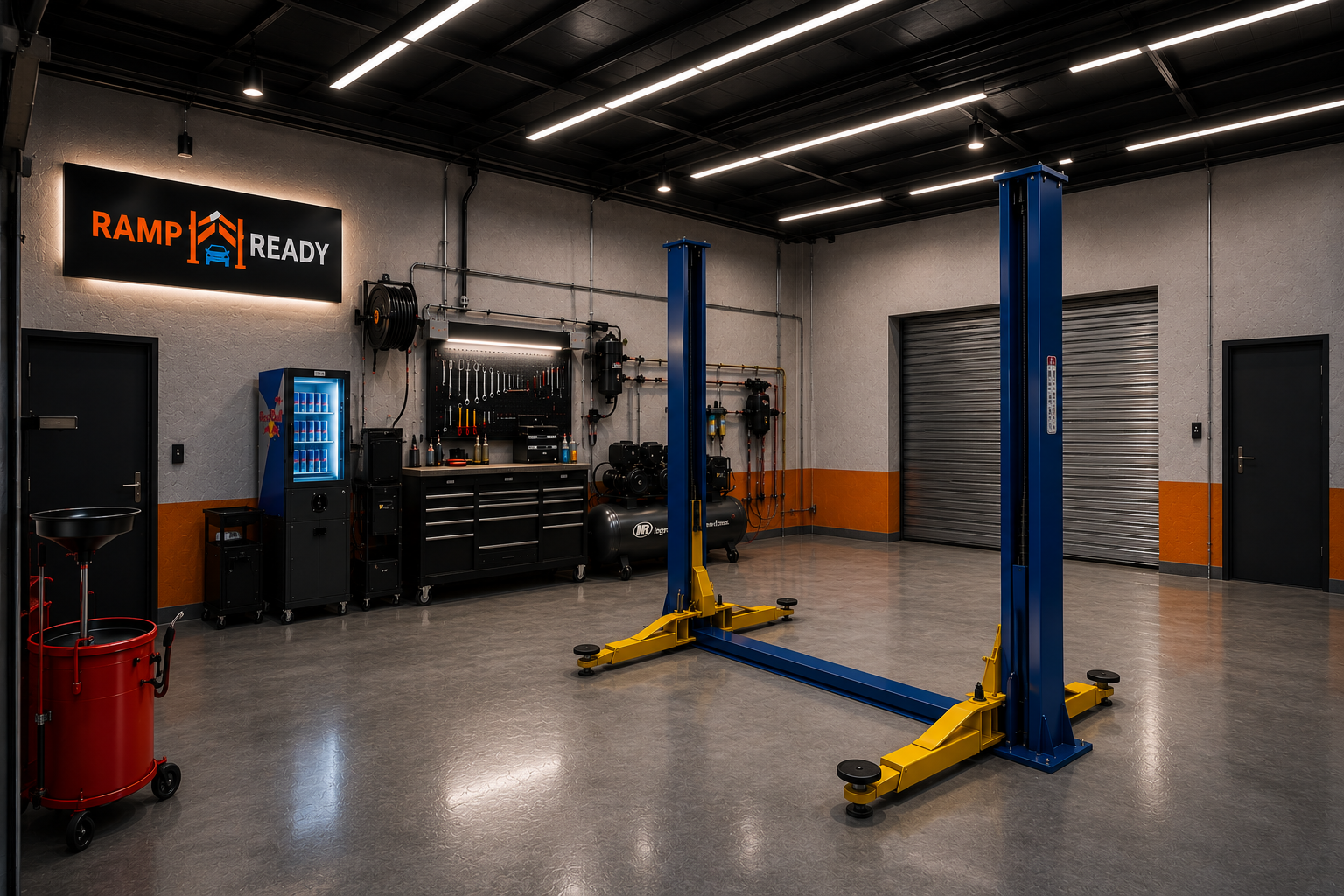 [background image] image of a welcoming reception area (for an automotive service)