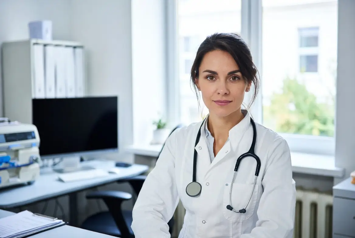 médecin dans son cabinet médical