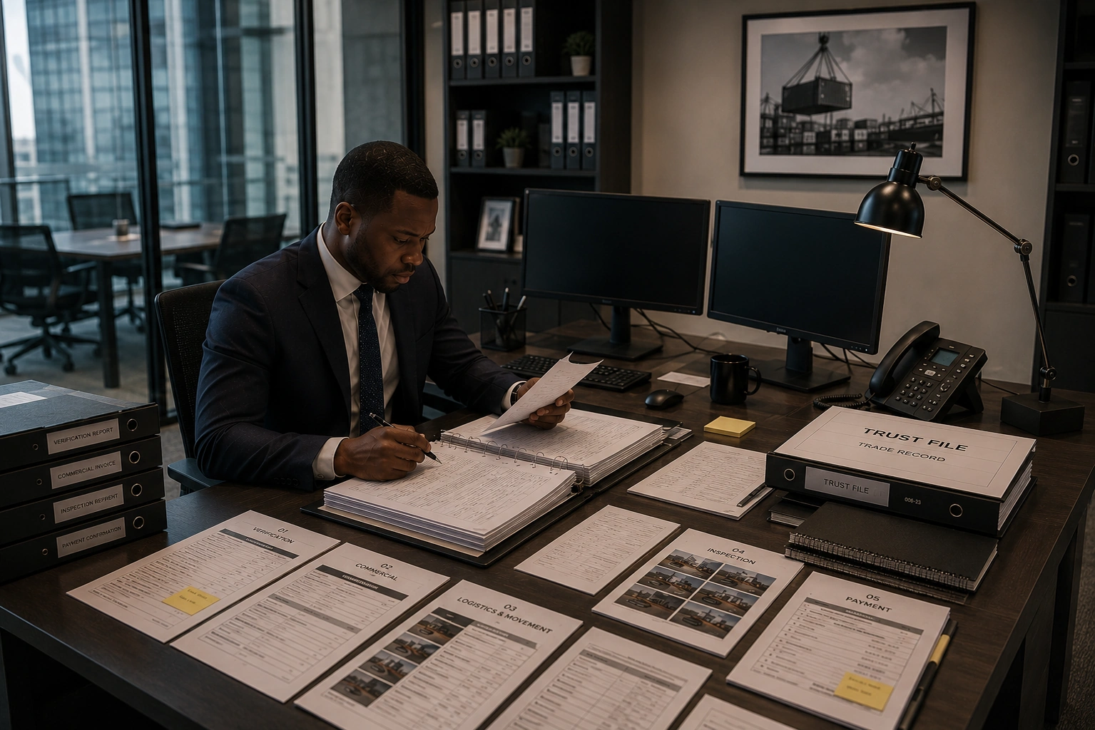 MANIDASO Trust File and trade reference record