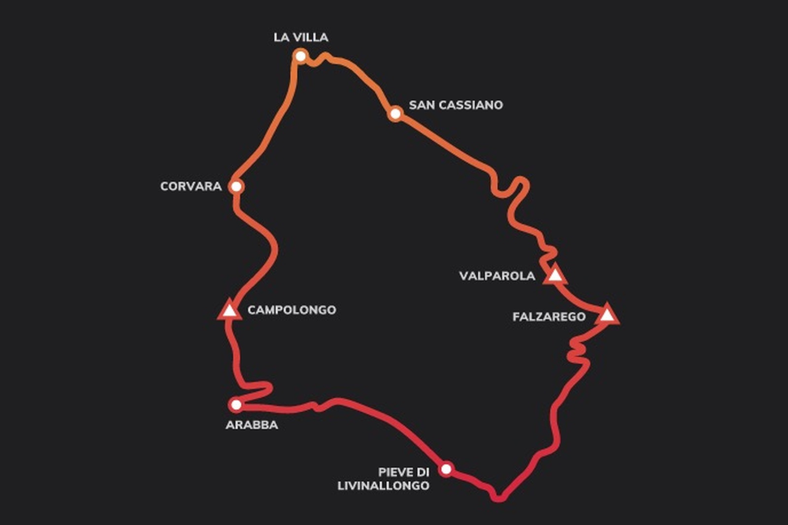 map dolomites bike day
