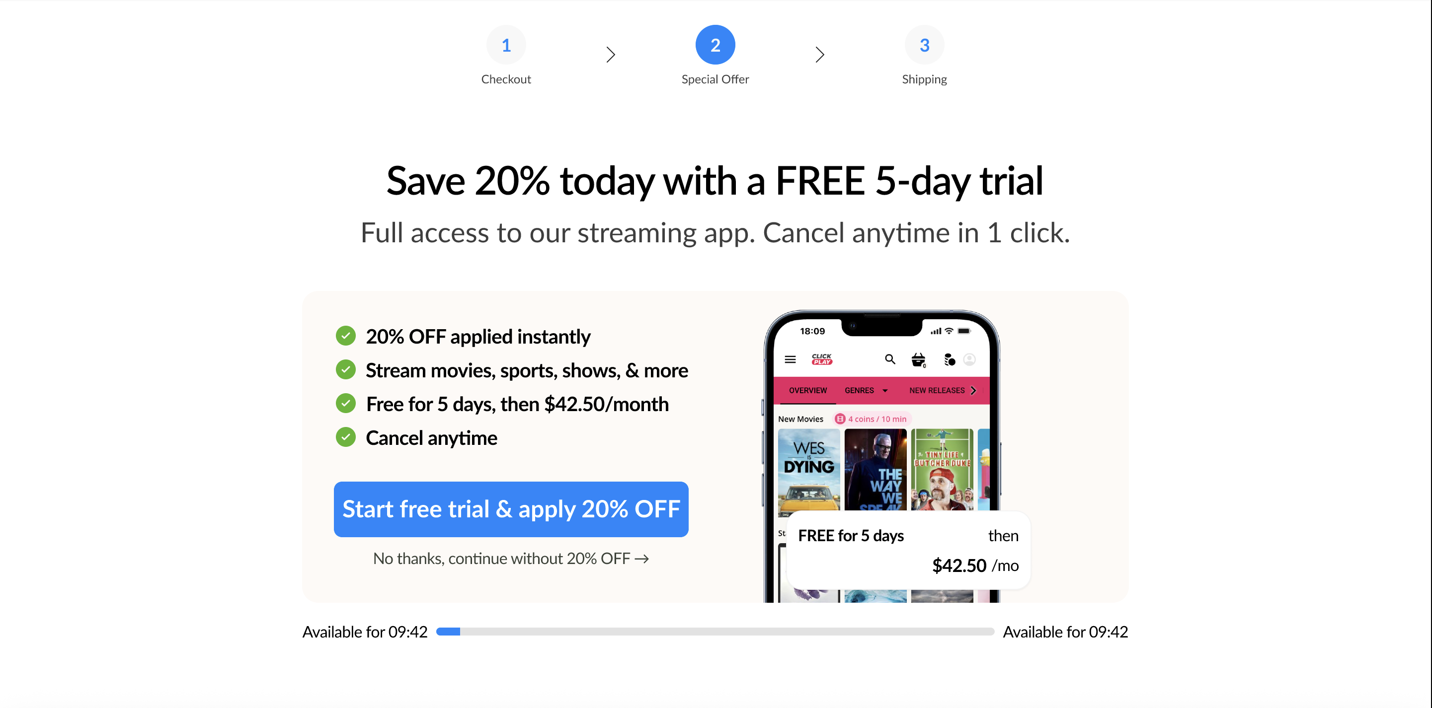 Lander Flow Design — eCommerce Template
